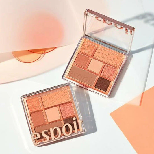 espoir Real Eye Palette #1 Peachy Like (Warm Peach Color Filter) 10g - yourb3auty.com