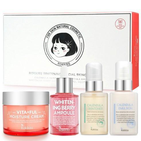 Rokkiss Whitening Special Skin Care Set of 4 - yourb3auty.com