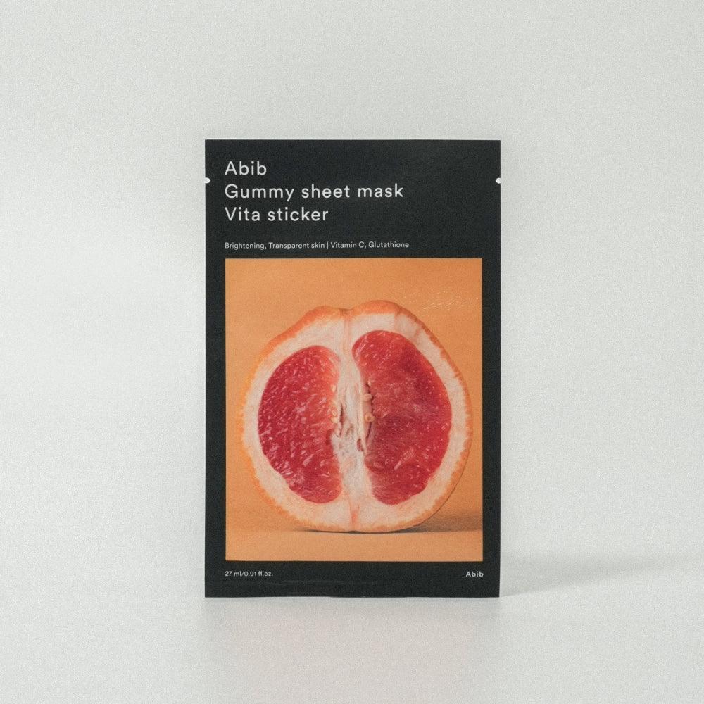 Abib Gummy sheet mask Vita sticker 27ml - yourb3auty.com