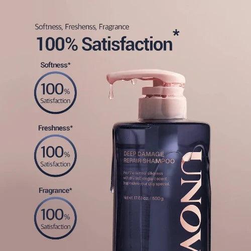 UNOVE DEEP DAMAGE REPAIR SHAMPOO 500ml - yourb3auty.com