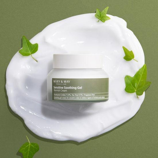 [MARY & MAY] Sensitive Soothing Gel Blemish Cream 70ml - yourb3auty.com